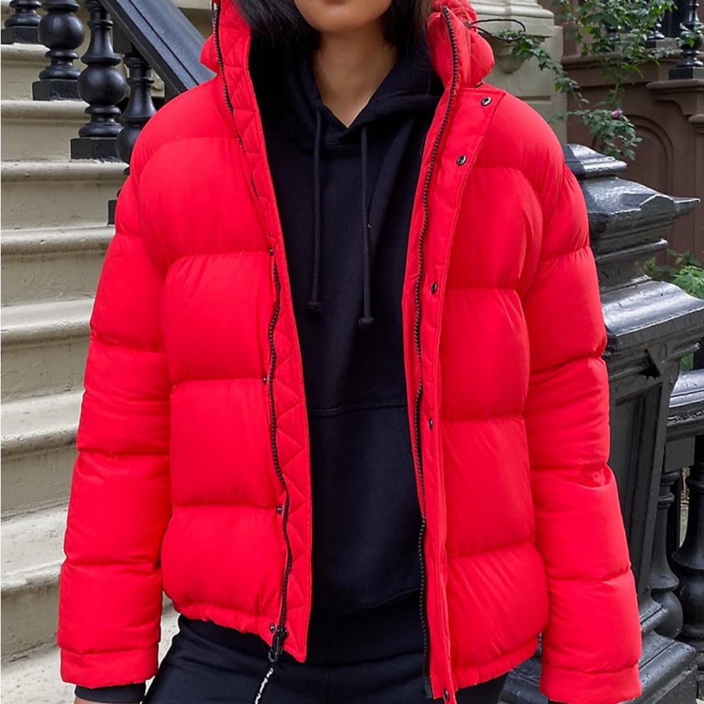 Red Puffer Jacket